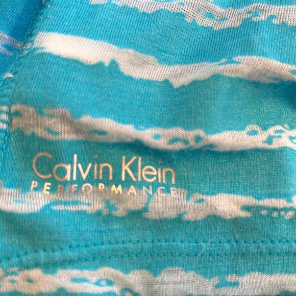 Calvin Klein Performance Women’s Ombré Short Sleeve Pullover T-shirt Top Large - Picture 12 of 13